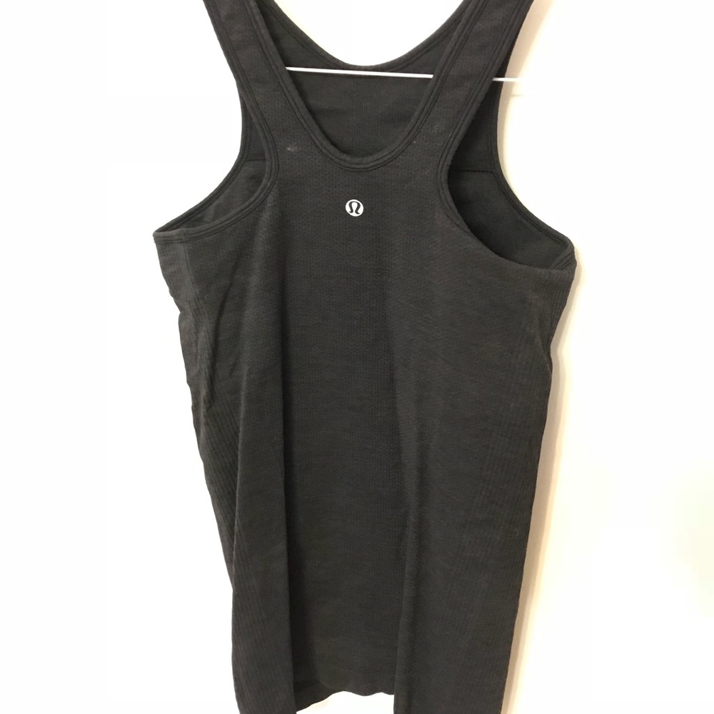 Lululemon Charcoal gray tank top